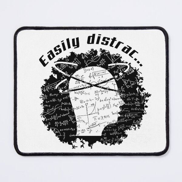 Item preview, Easily Distracted by Math designed and sold by Laugh-Lines.