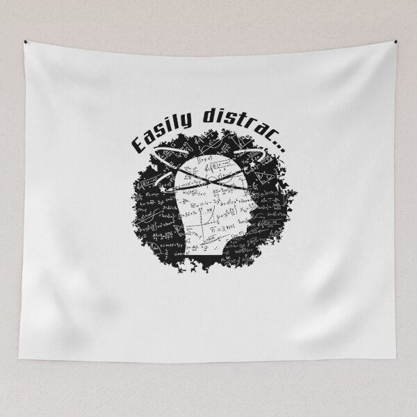 Item preview, Easily Distracted by Math designed and sold by Laugh-Lines.