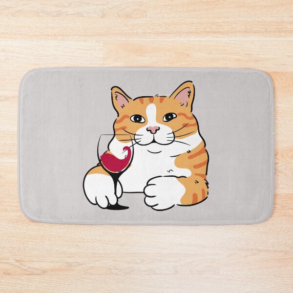 Item preview, Cat Likes Wine designed and sold by AMERICANCHEEZ.