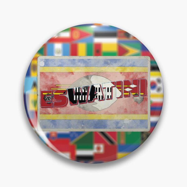 Item preview, Eswatini Vintage style retro souvenir designed and sold by DeveloperProp0.