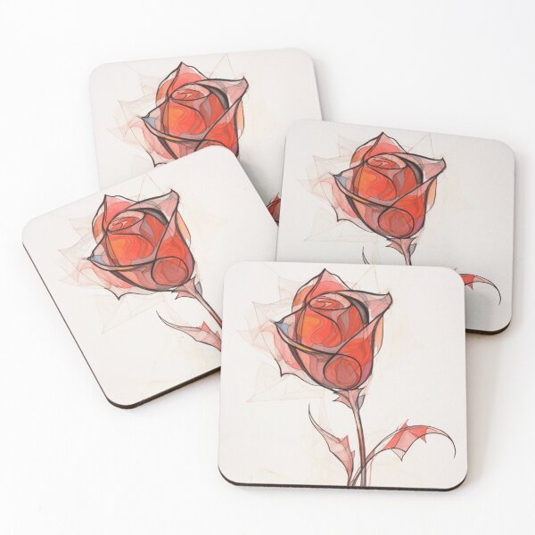Item preview, Red Rose Drawing designed and sold by Sketch-Shack.
