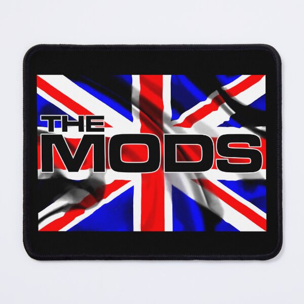 Item preview, The Mods - Union Jack Black V2 designed and sold by RetrospectUK.