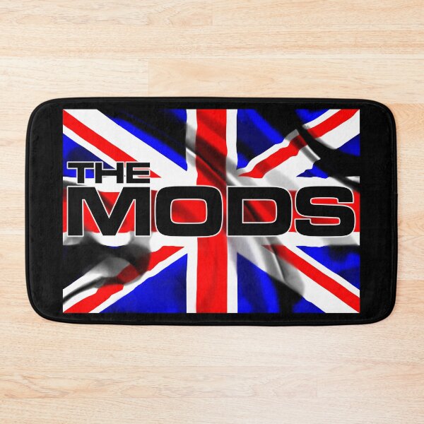 Item preview, The Mods - Union Jack Black V2 designed and sold by RetrospectUK.