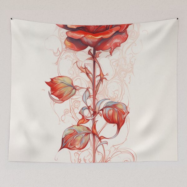 Item preview, Red Rose Drawing designed and sold by Sketch-Shack.