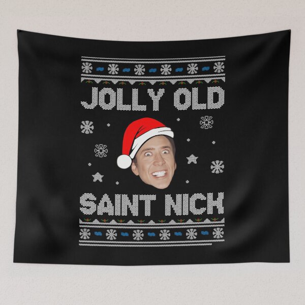Item preview, Jolly Old Saint Nick Nicolas Cage Christmas  	 designed and sold by tarunmalita.