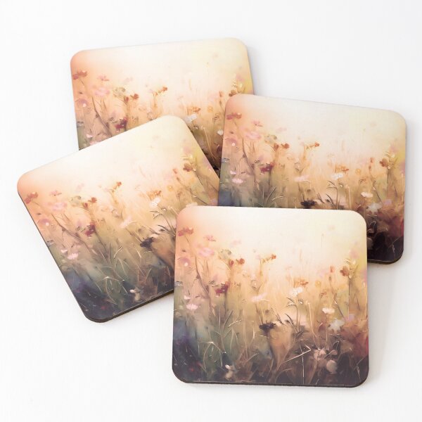 Item preview, The Patchwork Meadow - Brown designed and sold by ArtSea-Bubble.