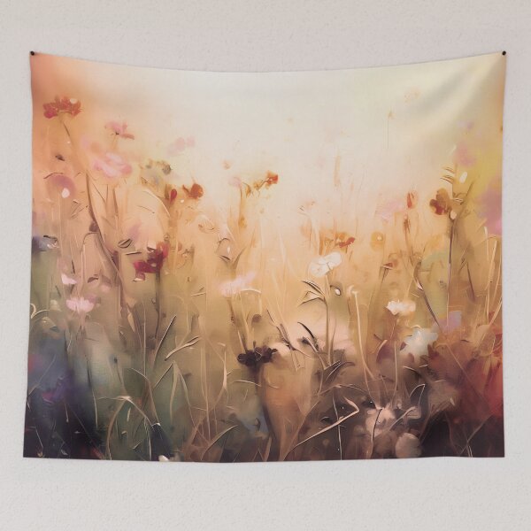 Item preview, The Patchwork Meadow - Brown designed and sold by ArtSea-Bubble.
