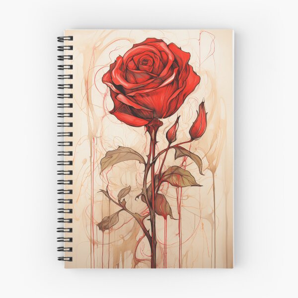 Item preview, Red Rose Drawing designed and sold by Sketch-Shack.