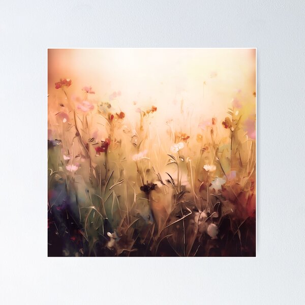 Item preview, The Patchwork Meadow - Brown designed and sold by ArtSea-Bubble.