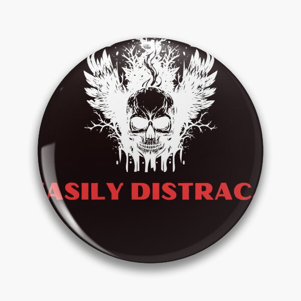 Item preview, EASILY DISTRAC CLASSIC BLACK SHIRT designed and sold by sangram9337.