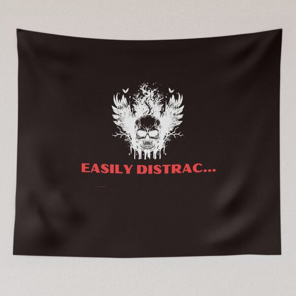 Item preview, EASILY DISTRAC CLASSIC BLACK SHIRT designed and sold by sangram9337.