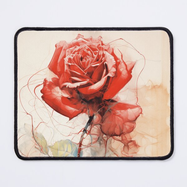 Item preview, Red Rose Drawing designed and sold by Sketch-Shack.