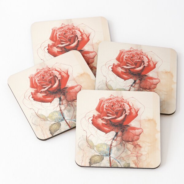 Item preview, Red Rose Drawing designed and sold by Sketch-Shack.
