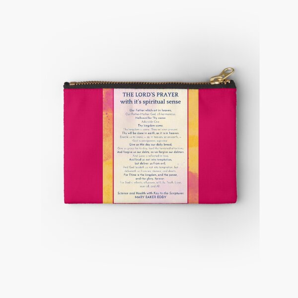 Item preview, The Lord's Prayer with its spiritual interpretation by Mary Baker Eddy - PINK designed and sold by Margaret Perry Designs.