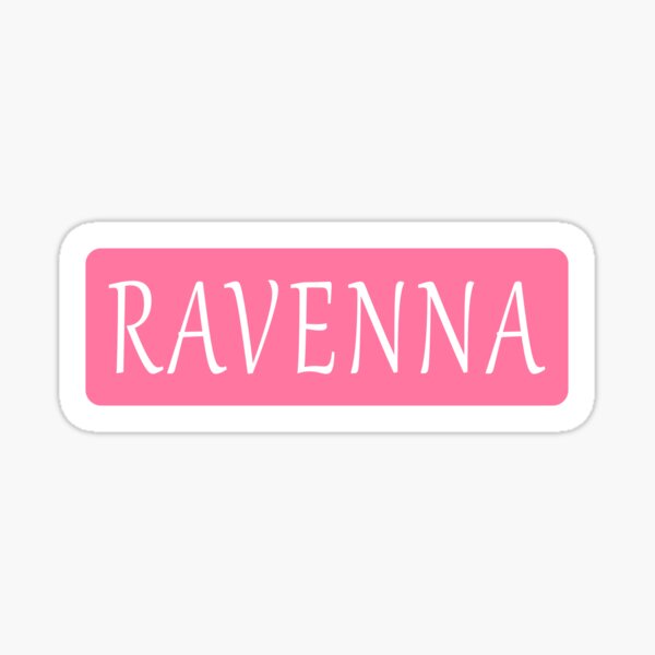 Item preview, Ravenna Name designed and sold by Jeallan Designs.