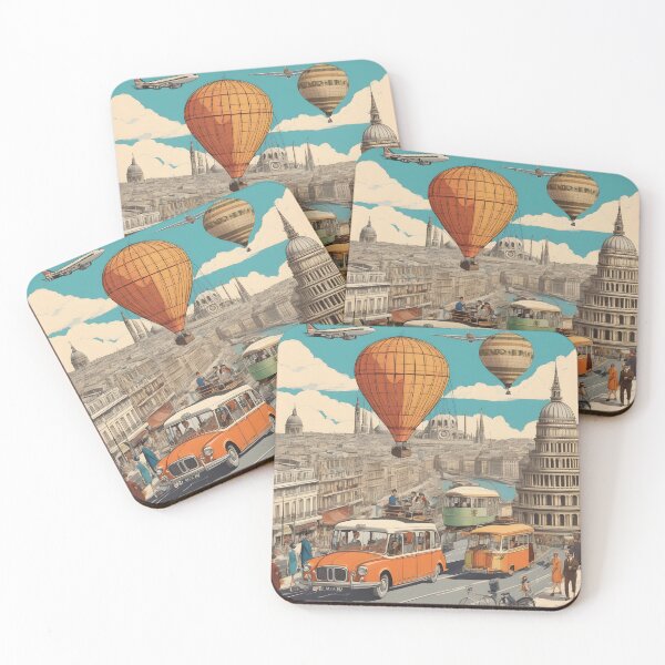 Item preview, Journey in the 1960s - Surrealistic Cityscape designed and sold by DevemDavam.