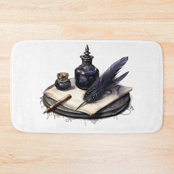 Item preview, Gothic Inkpot and Quill designed and sold by SchorlCraft.