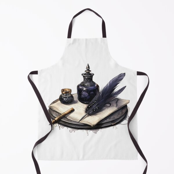 Item preview, Gothic Inkpot and Quill designed and sold by SchorlCraft.