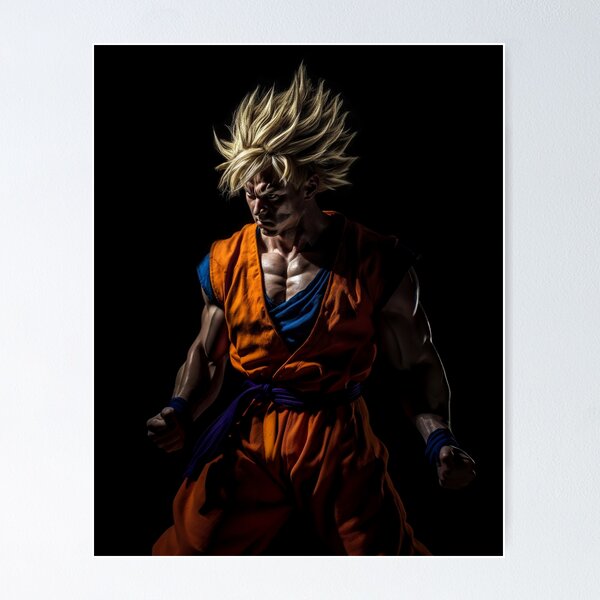 Goku SSJ Blue - Full Body Art Board Print by Quinjao