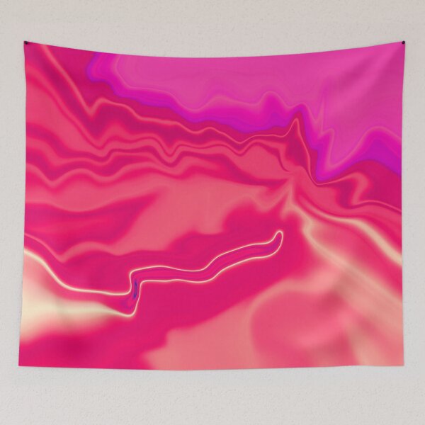 Item preview, Swirly Pink Abstract Liquid Colors Flow Swirling Paint Satin Look 4 of 4 designed and sold by Beachy.