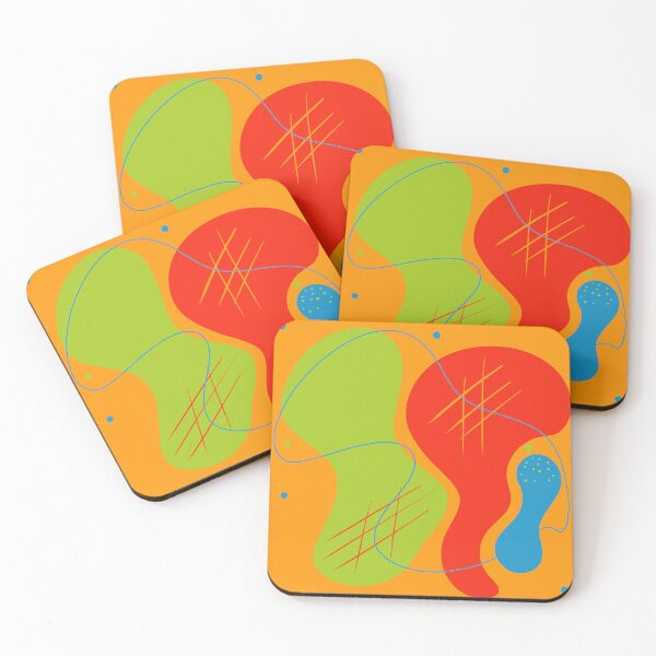 Item preview, Colourful shapes designed and sold by natinart.