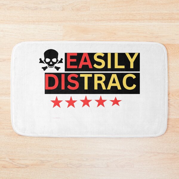 Item preview, EASILY DISTRAC CLASSIC WHITE T SHIRT designed and sold by sangram9337.
