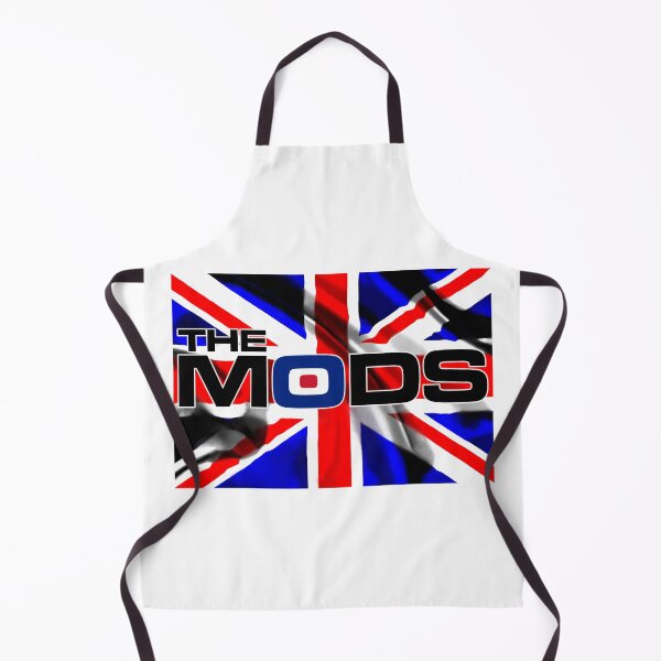 Artikelvorschau, Das Mods-Symbol - Union Jack Weiß V1 entworfen und verkauft von RetrospectUK.