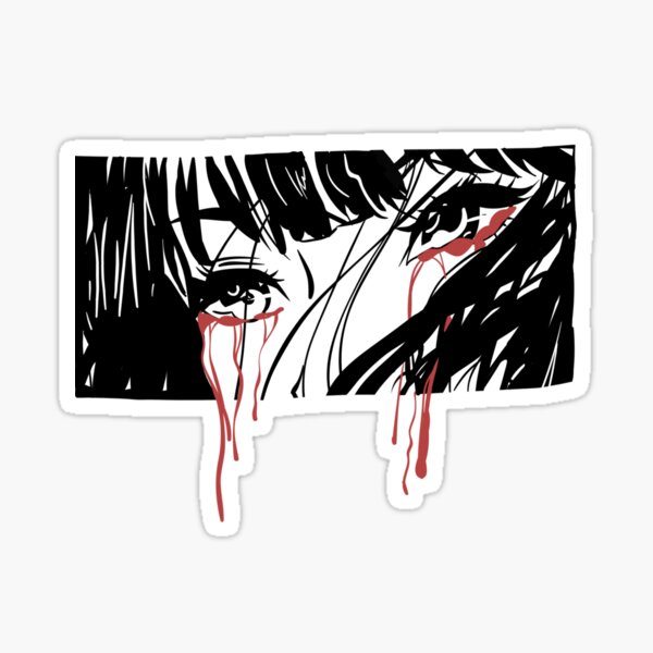 Aesthetic Anime Stickers Redbubble - aesthetic anime girl roblox decal