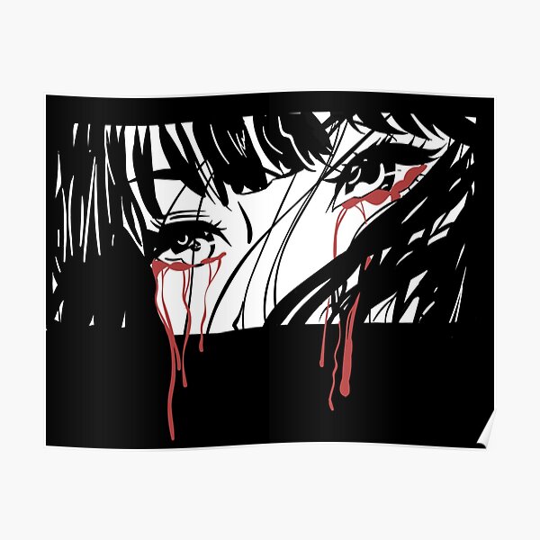 Blood tears long hair naruto shippuden hyuuga hinata artwork crying anime  girls faces polychromatic wallpaper  4604x3380  583448  WallpaperUP