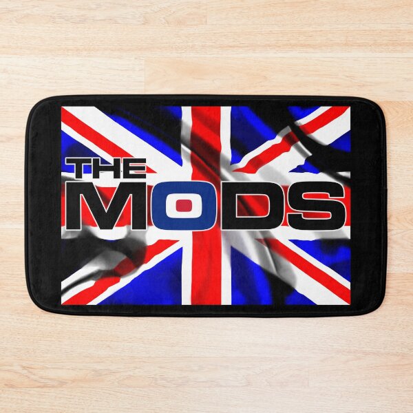 Item preview, The Mods Symbol - Union Jack Black V2 designed and sold by RetrospectUK.