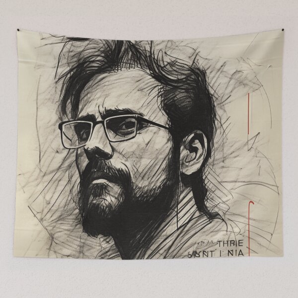 Item preview, Rough Charcoal Sketch of a Man Description designed and sold by Sketch-Shack.