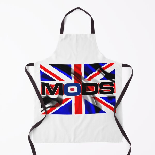 Item preview, Mods Symbol - Union Jack White V1 designed and sold by RetrospectUK.