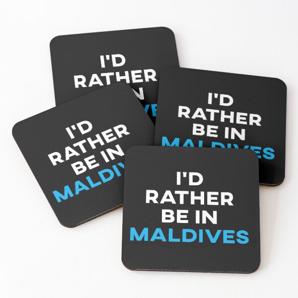 Item preview, I'd Rather Be In Maldives designed and sold by teesaurus.