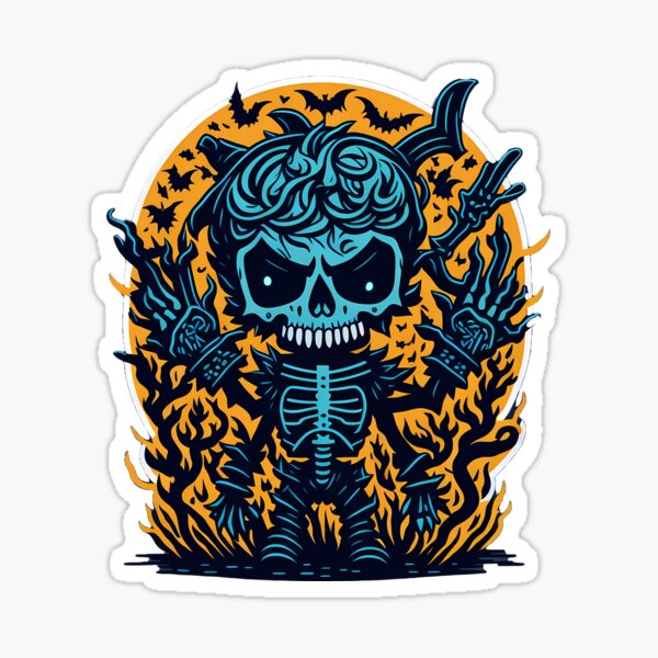 Phantasmal Skeleton Sticker