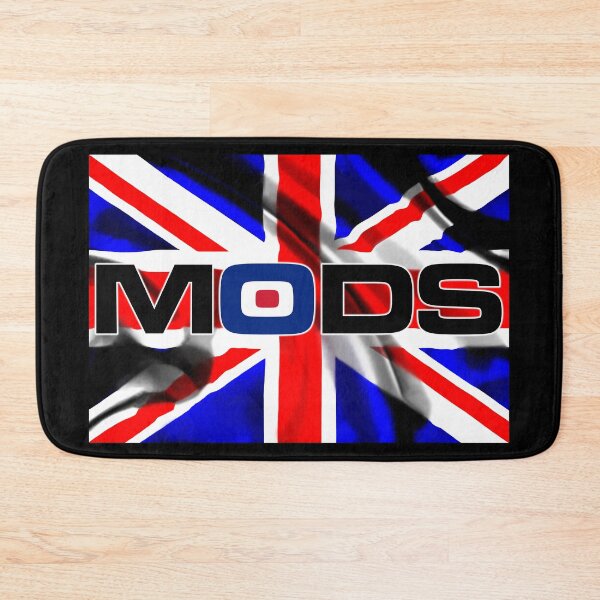 Item preview, Mods Symbol - Union Jack Black V2 designed and sold by RetrospectUK.