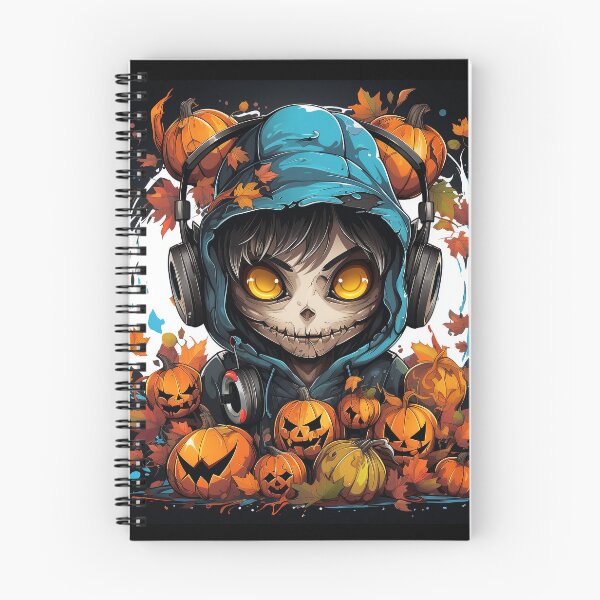 Item preview, Halloween Skull  and Pumpkin Sublimation Design designed and sold by BabydellArt.