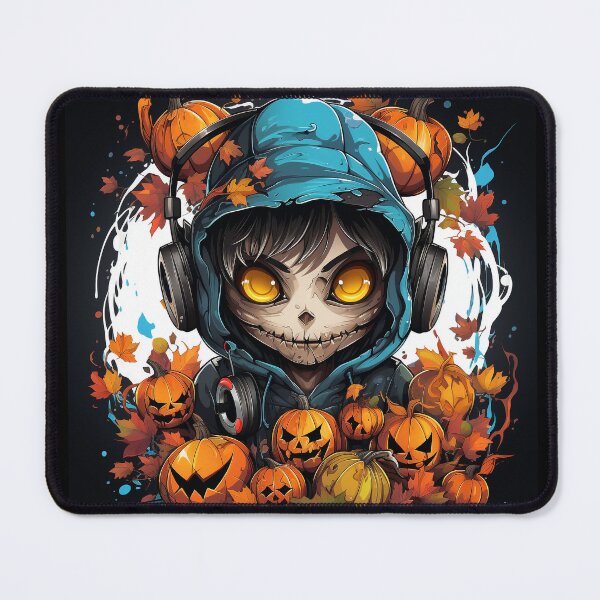 Item preview, Halloween Skull and Pumpkin Sublimation Design designed and sold by BabydellArt.