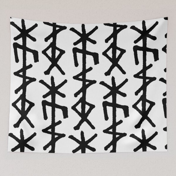 Item preview, Hūsō ᚼ-ᚢ-ᛋ-ᛟ - Protection Bindrune for the Household - BLK designed and sold by SALENTOmadness.