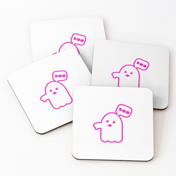 Item preview, Trendy Outlined Boo: Cute Halloween Ghost of Disapproval designed and sold by EmeraldeaArt.