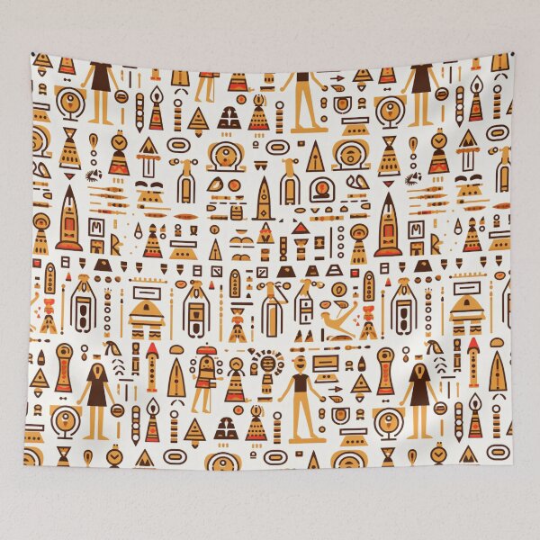Item preview, Mystic Echoes: Ancient Egypt Hieroglyphics Unveiled designed and sold by AlienSkinEyes.