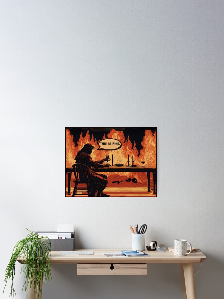 Dante's Inferno - This is Fine Poster for Sale by DiceyThreads