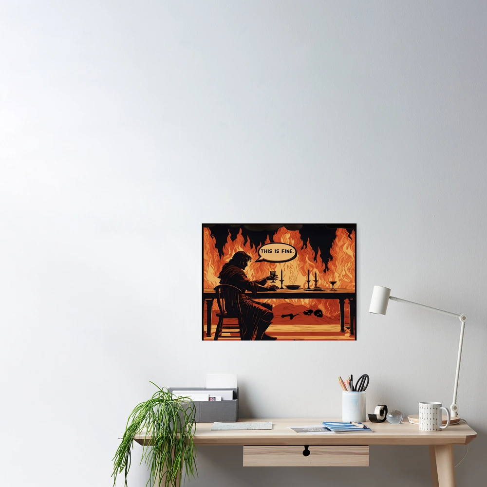 Dante's Inferno - This is Fine Poster for Sale by DiceyThreads