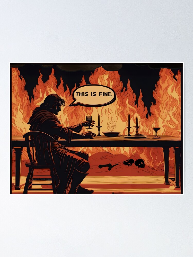 Dante's Inferno - This is Fine Poster for Sale by DiceyThreads