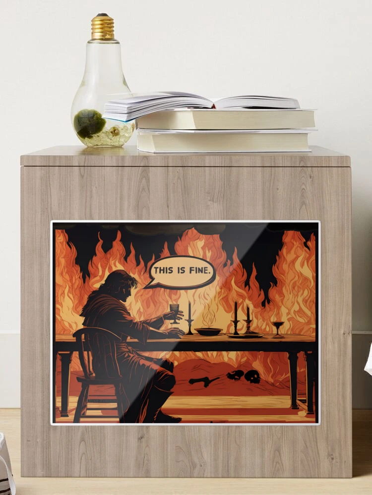 Dante's Inferno - This is Fine Poster for Sale by DiceyThreads