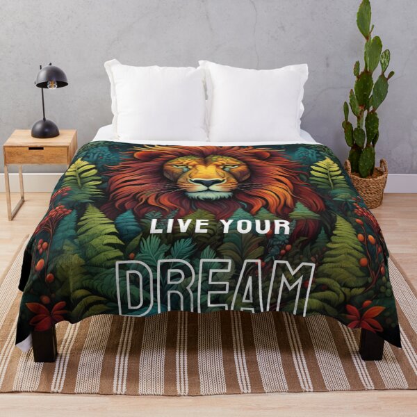 Item preview, Live Your Dream Lion - Cute Animal designed and sold by joejiing.