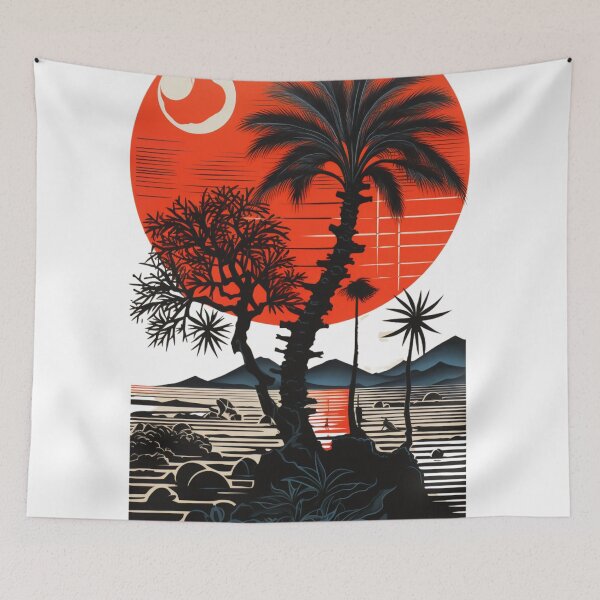 Item preview, Palm Trees Island Design designed and sold by GoodOldVintage.