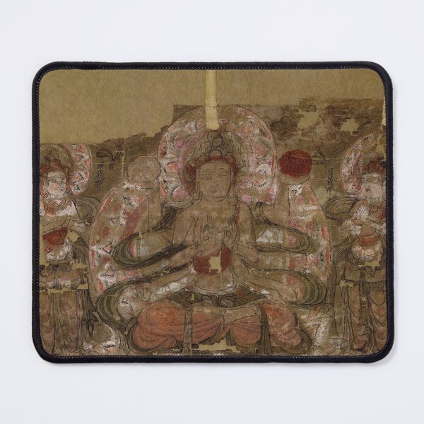Item preview, Sakyamuni Buddha Dunhuang Mogao Caves Dharma Awakening designed and sold by Mulan-Prints.