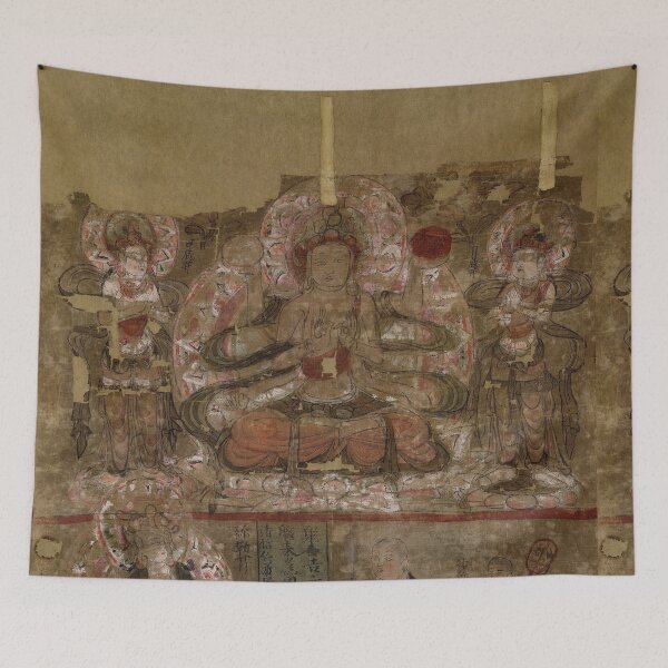 Item preview, Sakyamuni Buddha Dunhuang Mogao Caves Dharma Awakening designed and sold by Mulan-Prints.