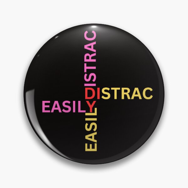 Item preview, EASILY DISTRAC  CLASSIC BLACK SHIRT designed and sold by sangram9337.