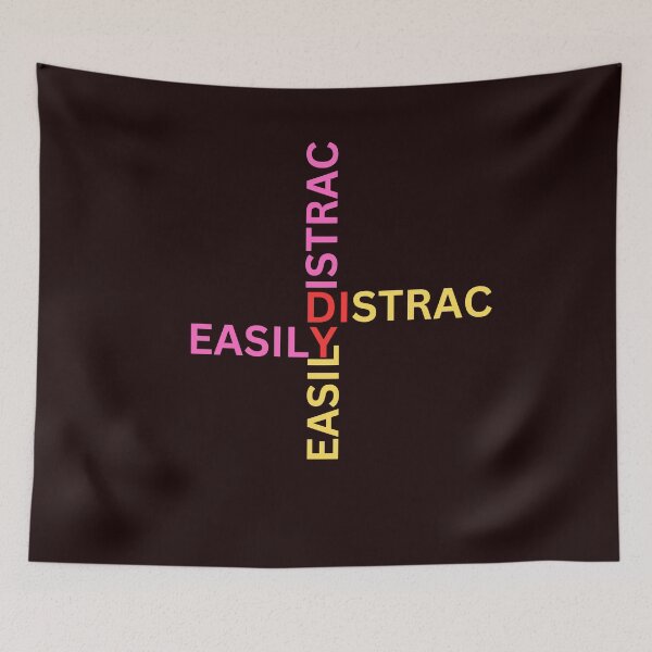 Item preview, EASILY DISTRAC  CLASSIC BLACK SHIRT designed and sold by sangram9337.